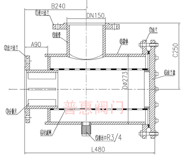 水泵擴散型過濾器結(jié)構(gòu)要求圖